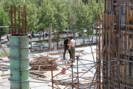 استمرار عملیات احداث ساختمان مركزی شهرداری گلپایگان