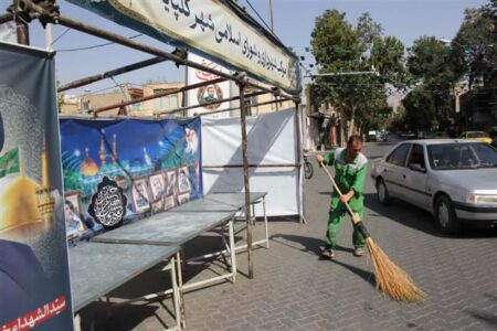 موكب خدمت‌رسانی شهرداری گلپایگان، میزبان جاماندگان اربعین حسینی.
